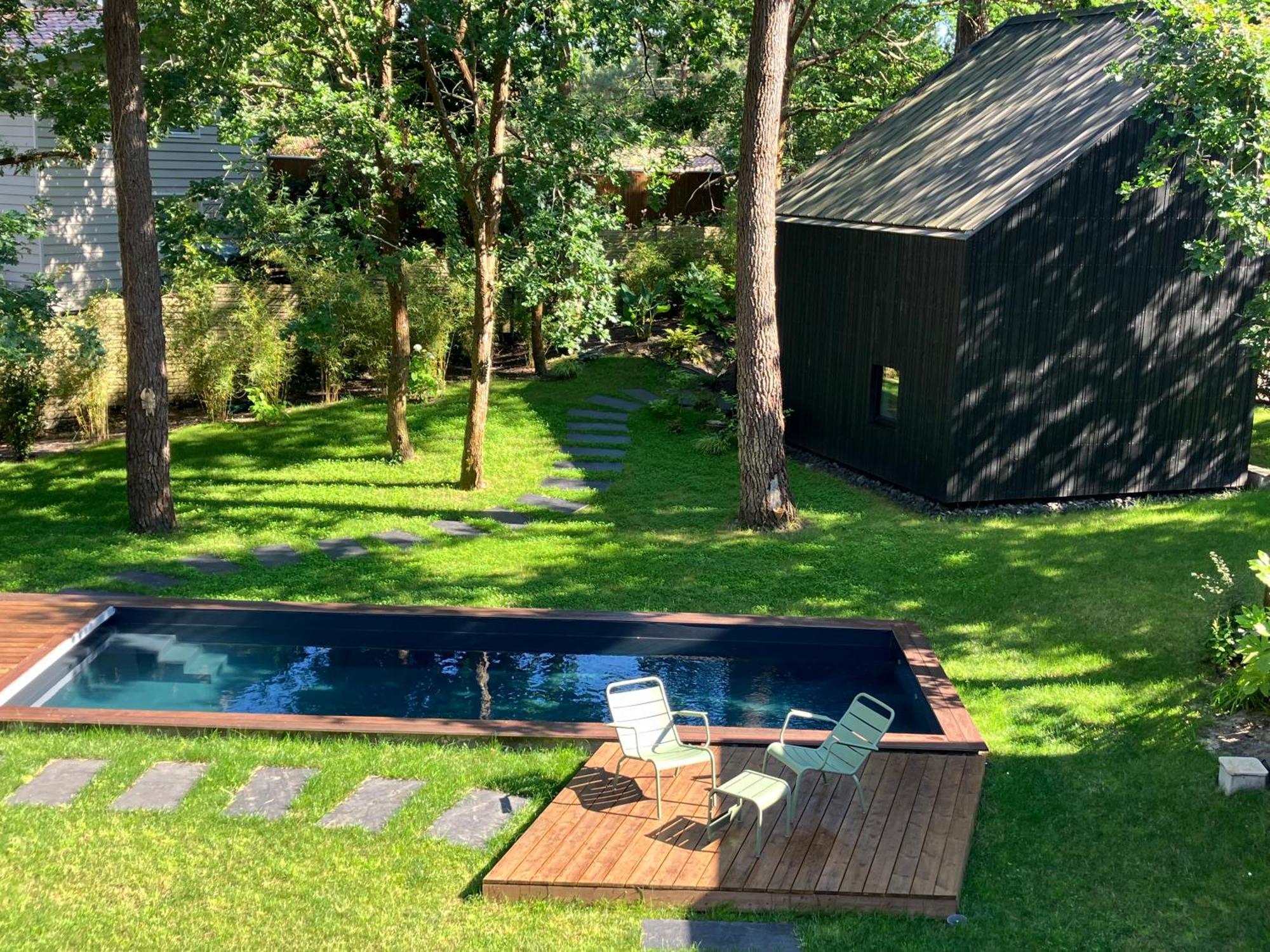 Nouveau - Ecolodge 'Calme Et Nature' - Avec Piscine Au Golf-Lac De Biscarrosse - Couchage 2 Personnes Esterno foto